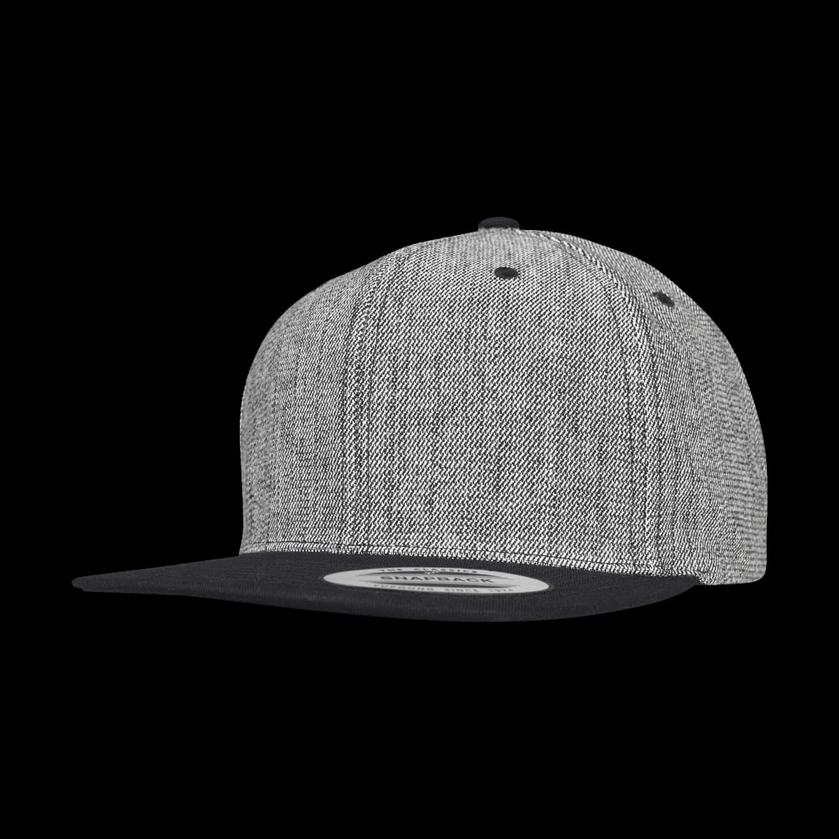 Melange solid snapback (6089MS)