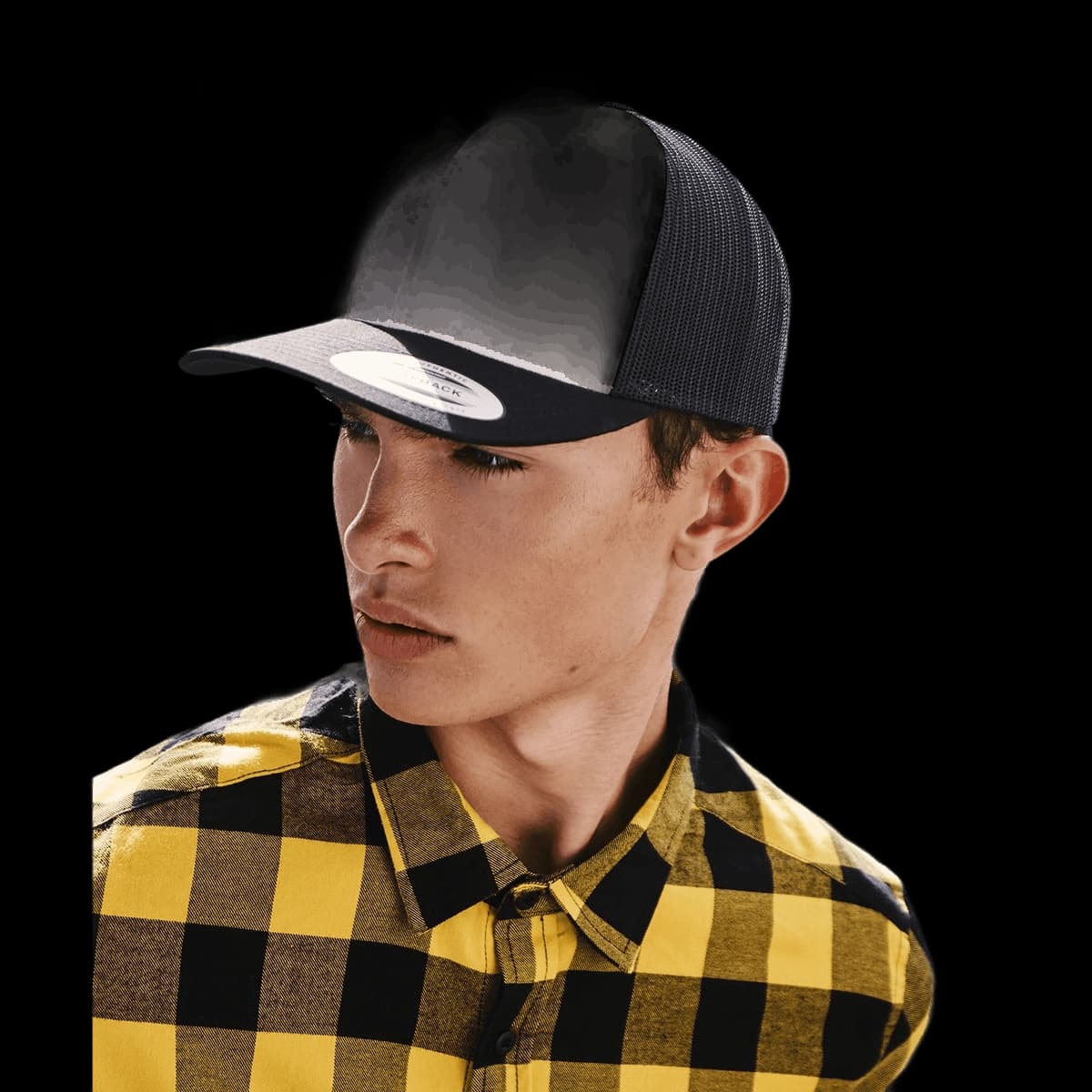 Retro trucker coloured front (6606CF)