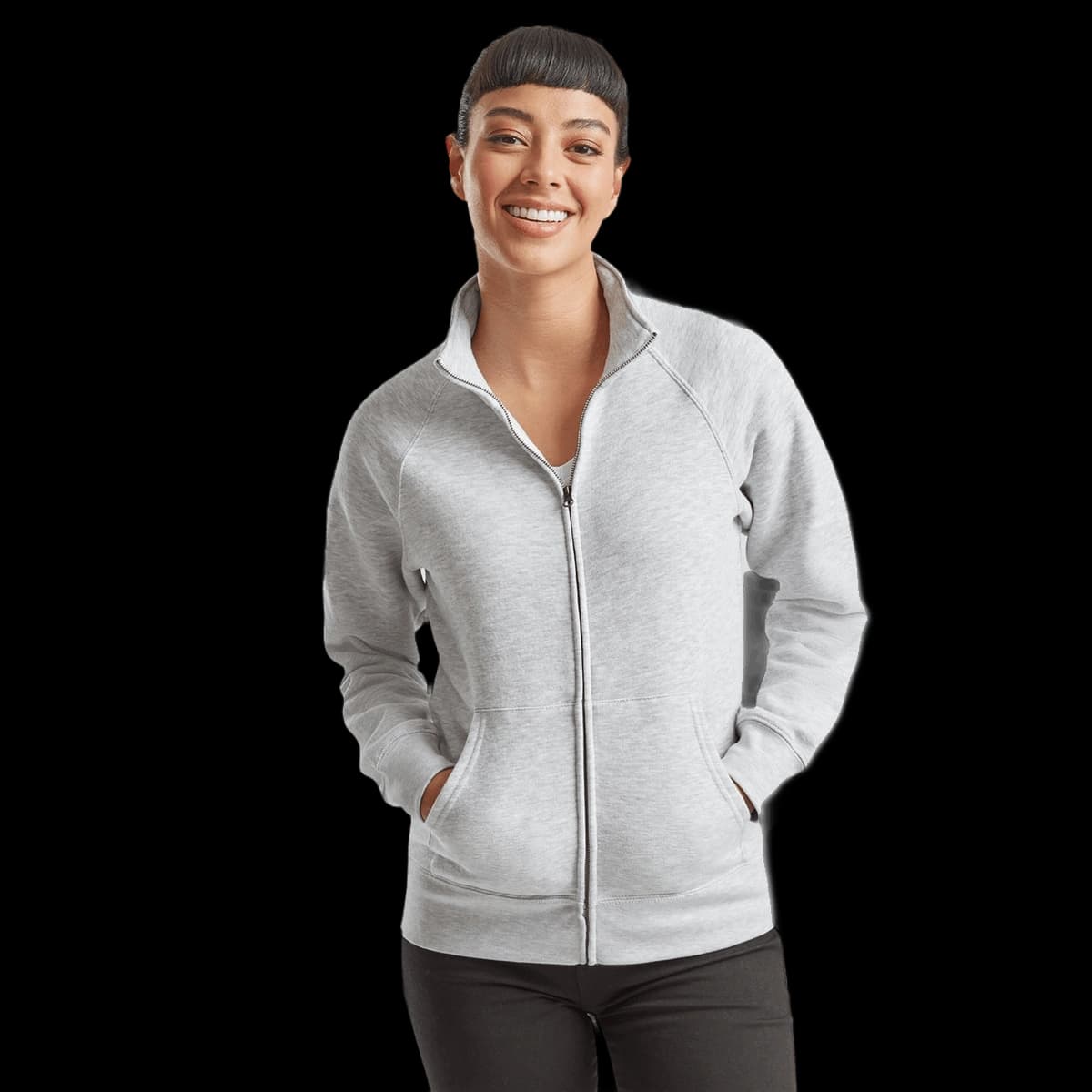 Women's premium 70/30 sweatshirt jacket