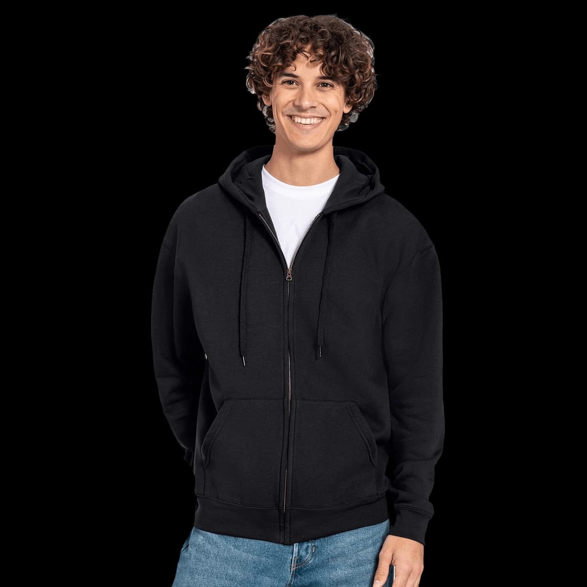 Iconic premium hooded sweat jacket