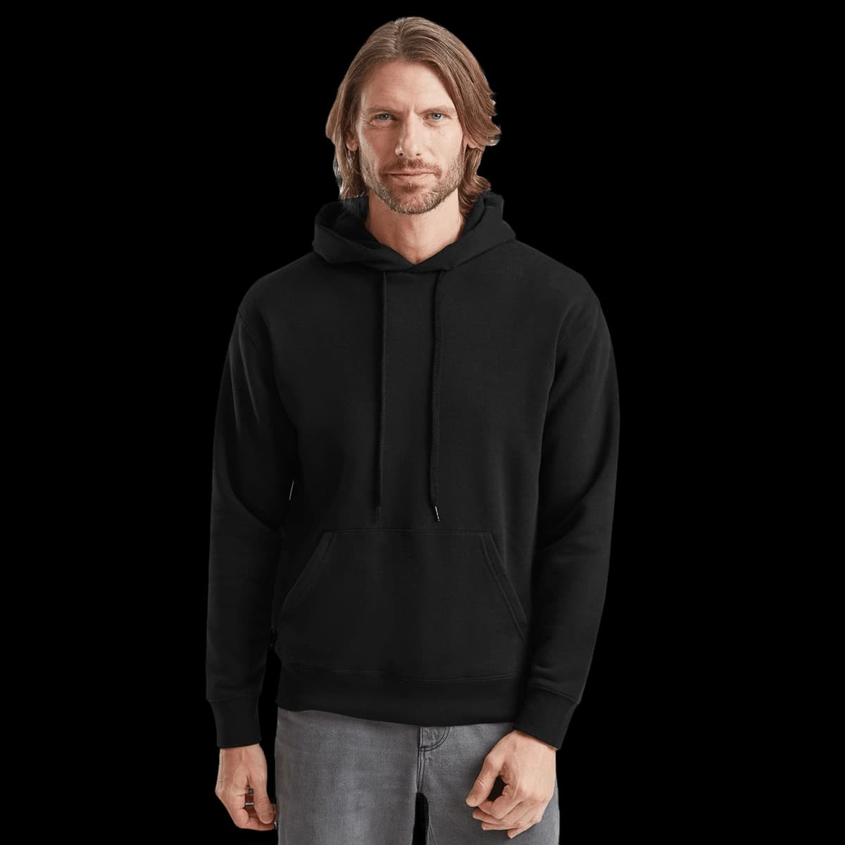 Premium 70/30 hooded sweatshirt