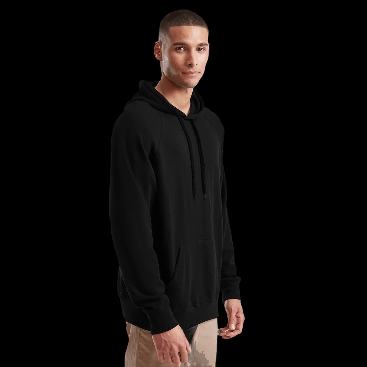 Lightweight hooded sweatshirt