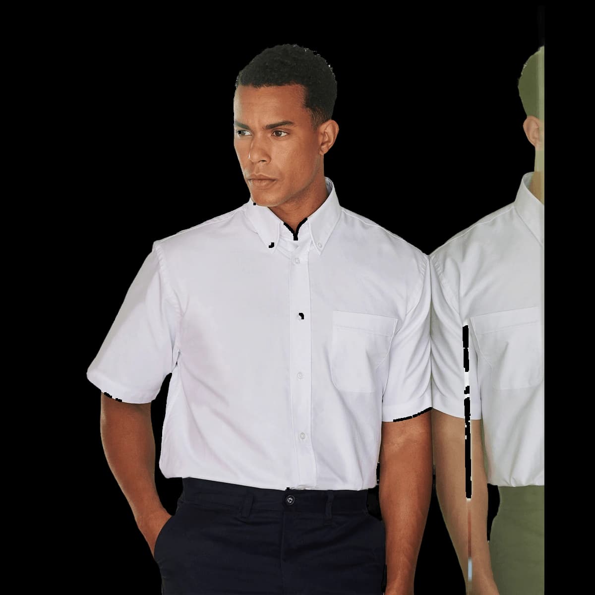 Short sleeve classic Oxford shirt