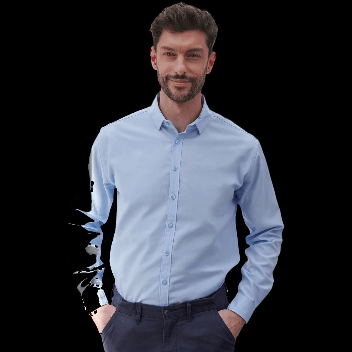 Long sleeve ‘cotton-feel’ Coolplus® shirt