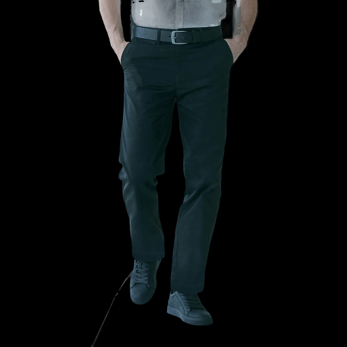 65/35 flat fronted chino trousers