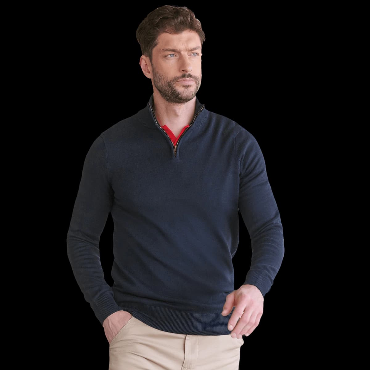¼ zip jumper
