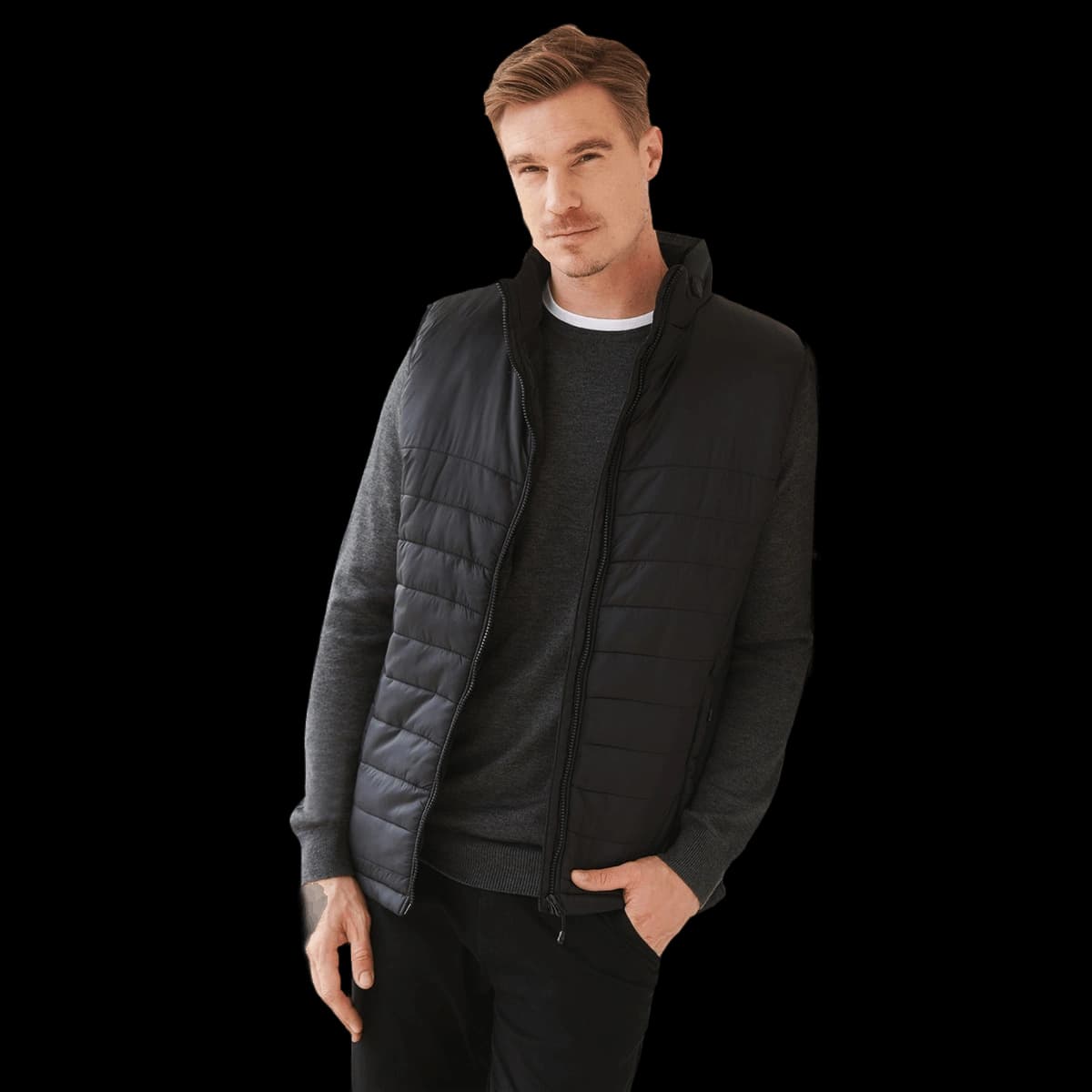 Unisex padded gilet