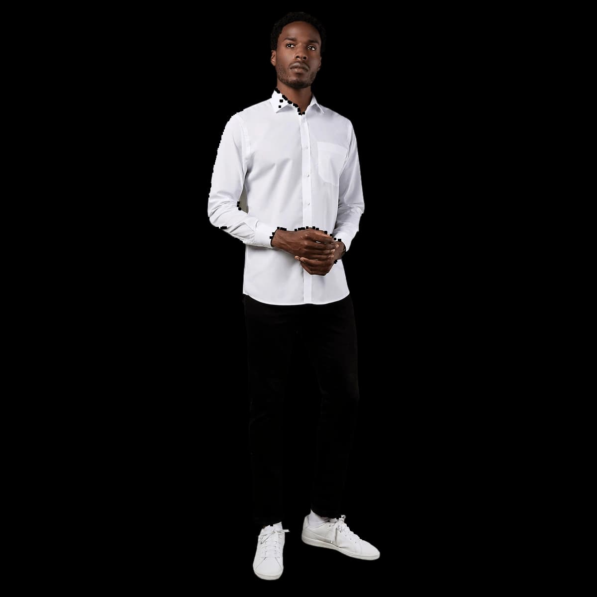 Poplin shirt long-sleeved (tailored fit)