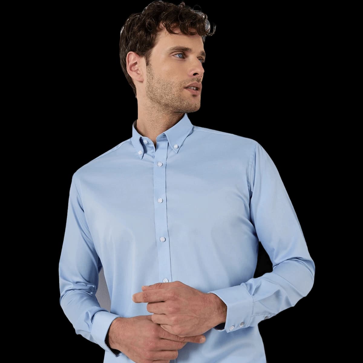 Stretch Oxford shirt long-sleeved (slim fit)