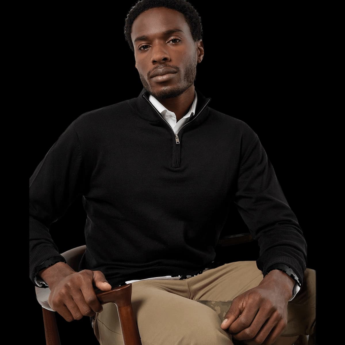 Regular fit Arundel 1/4-zip sweater