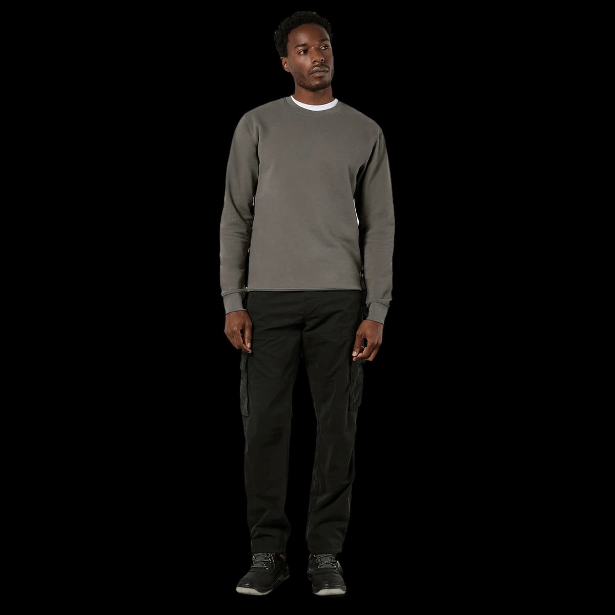 Regular fit piqué sweatshirt