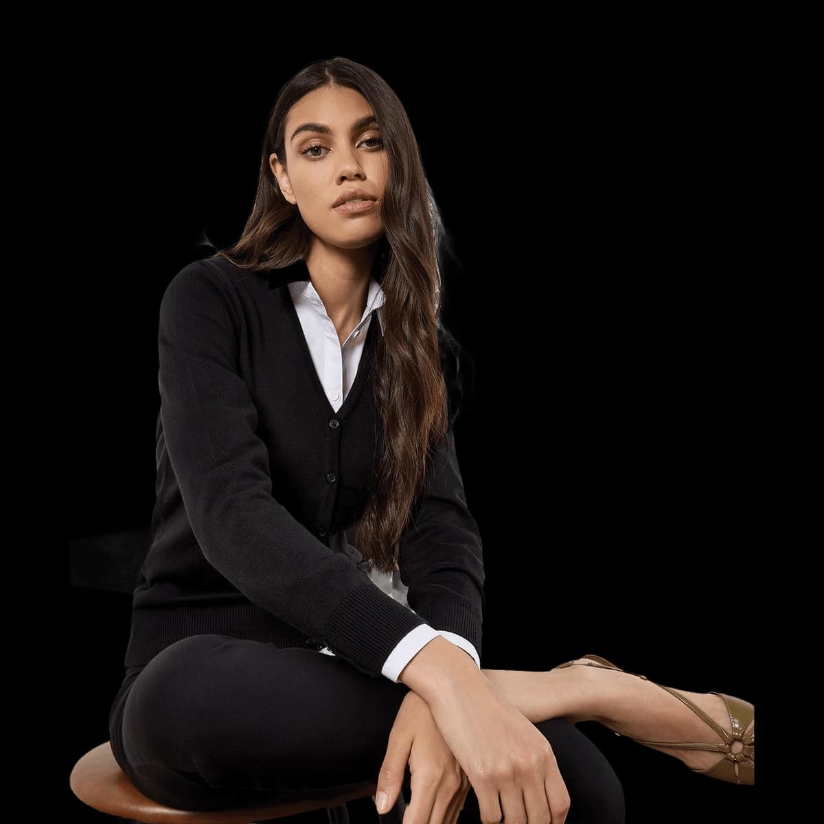 Women's Arundel v-neck cardigan long sleeve (classic fit)