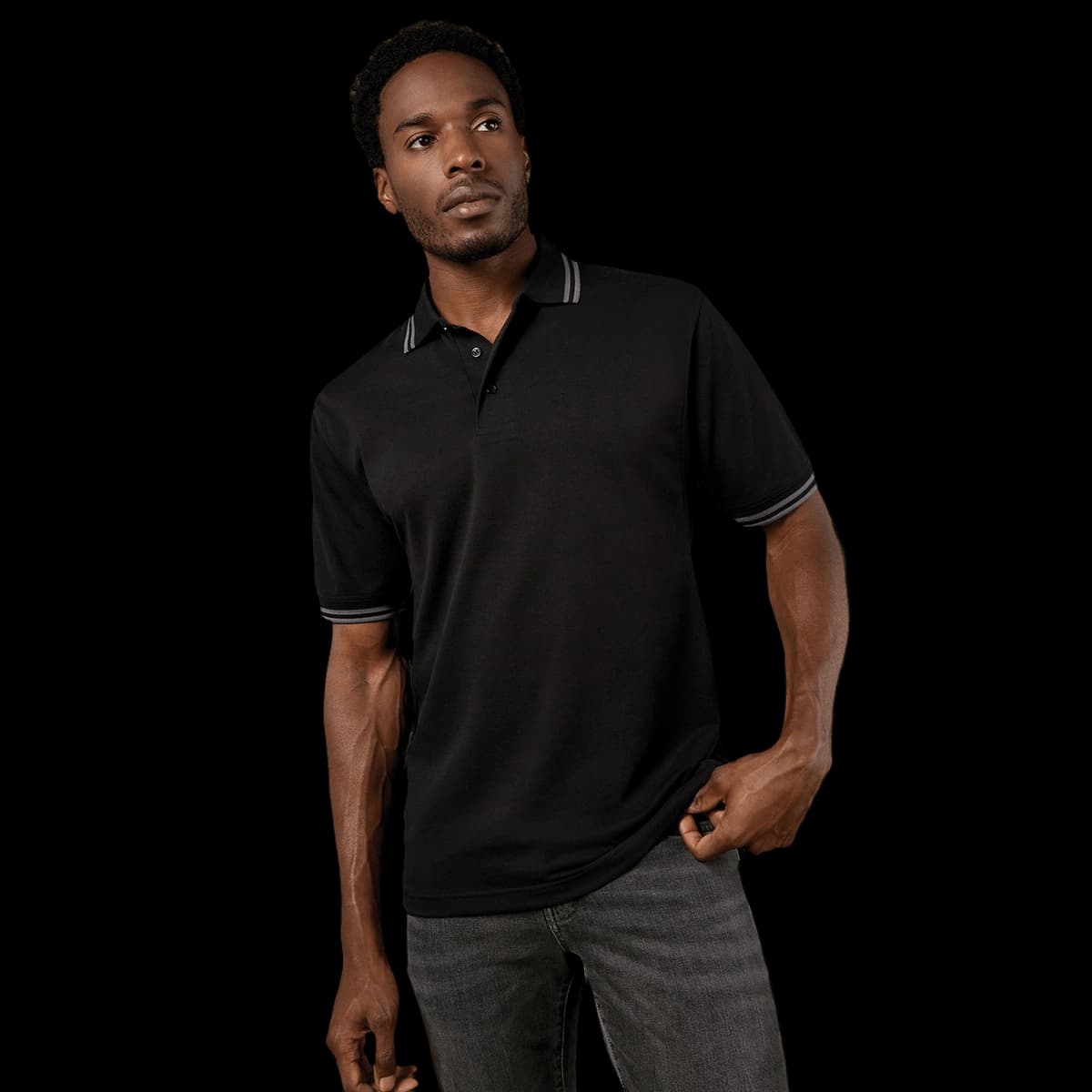 Tipped collar polo (classic fit)