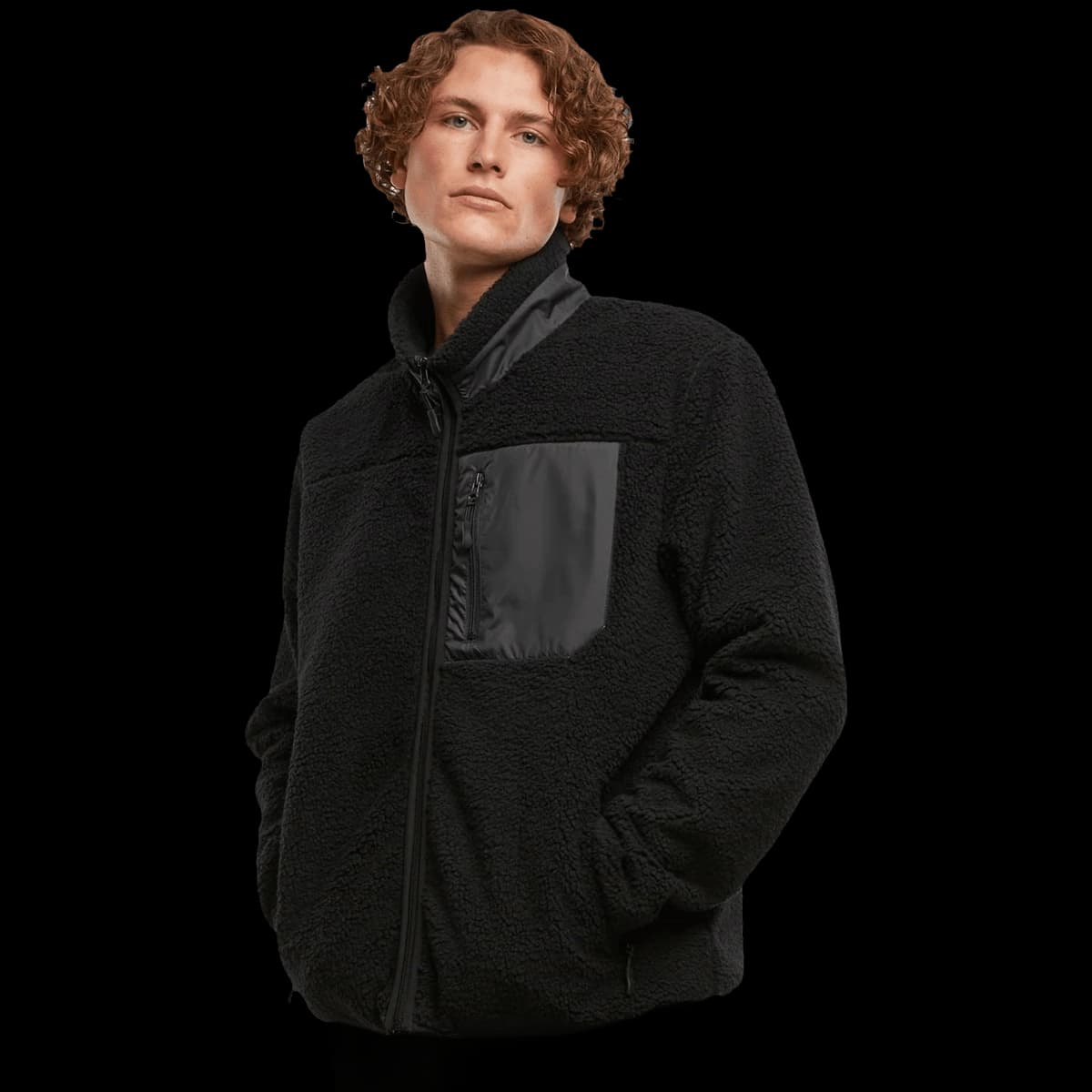 Bonded sherpa jacket