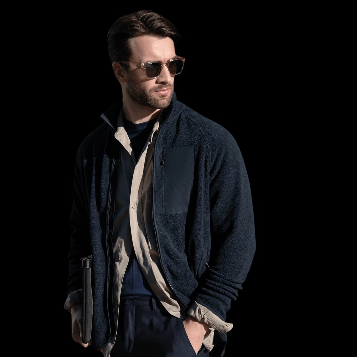 Timberlake – modern sherpa fleece
