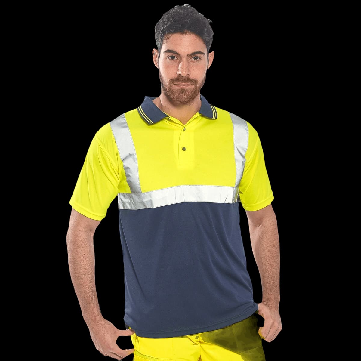 Two-tone polo (S479)