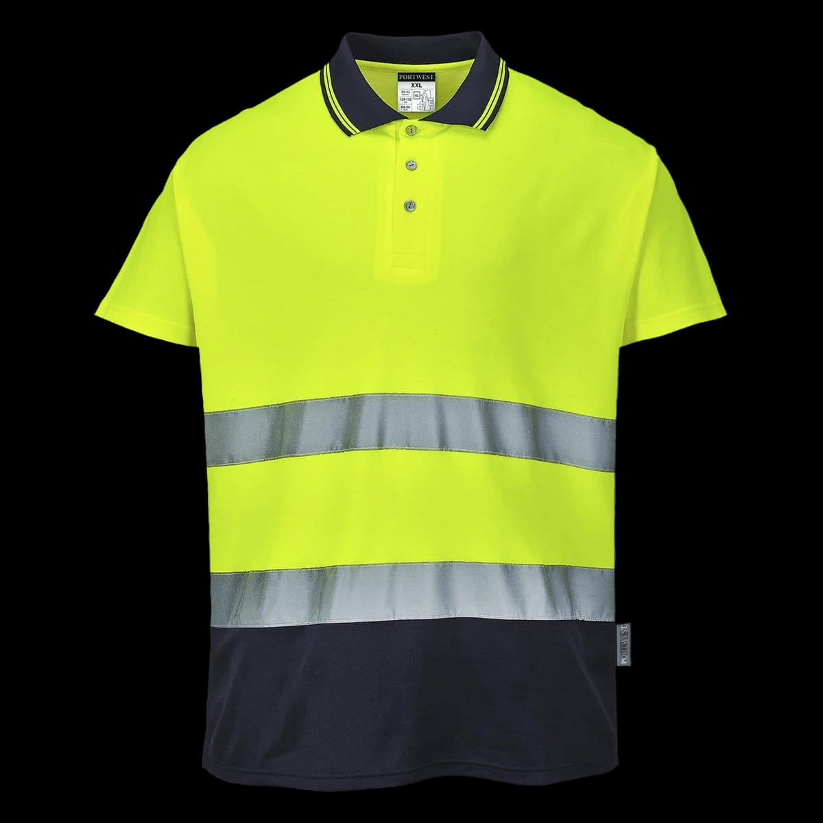 Two-tone cotton Comfort polo (S174)