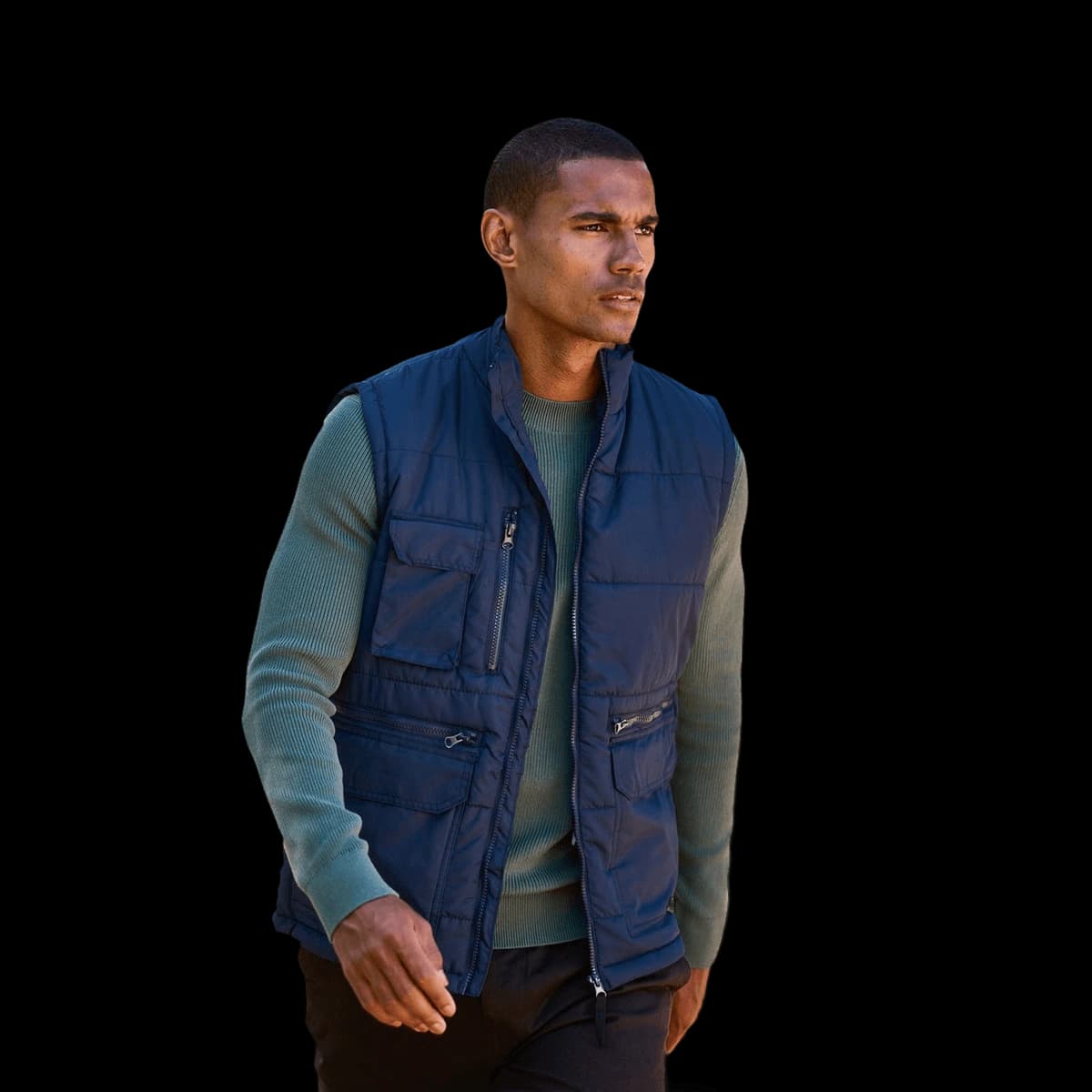Steller multi-zip bodywarmer