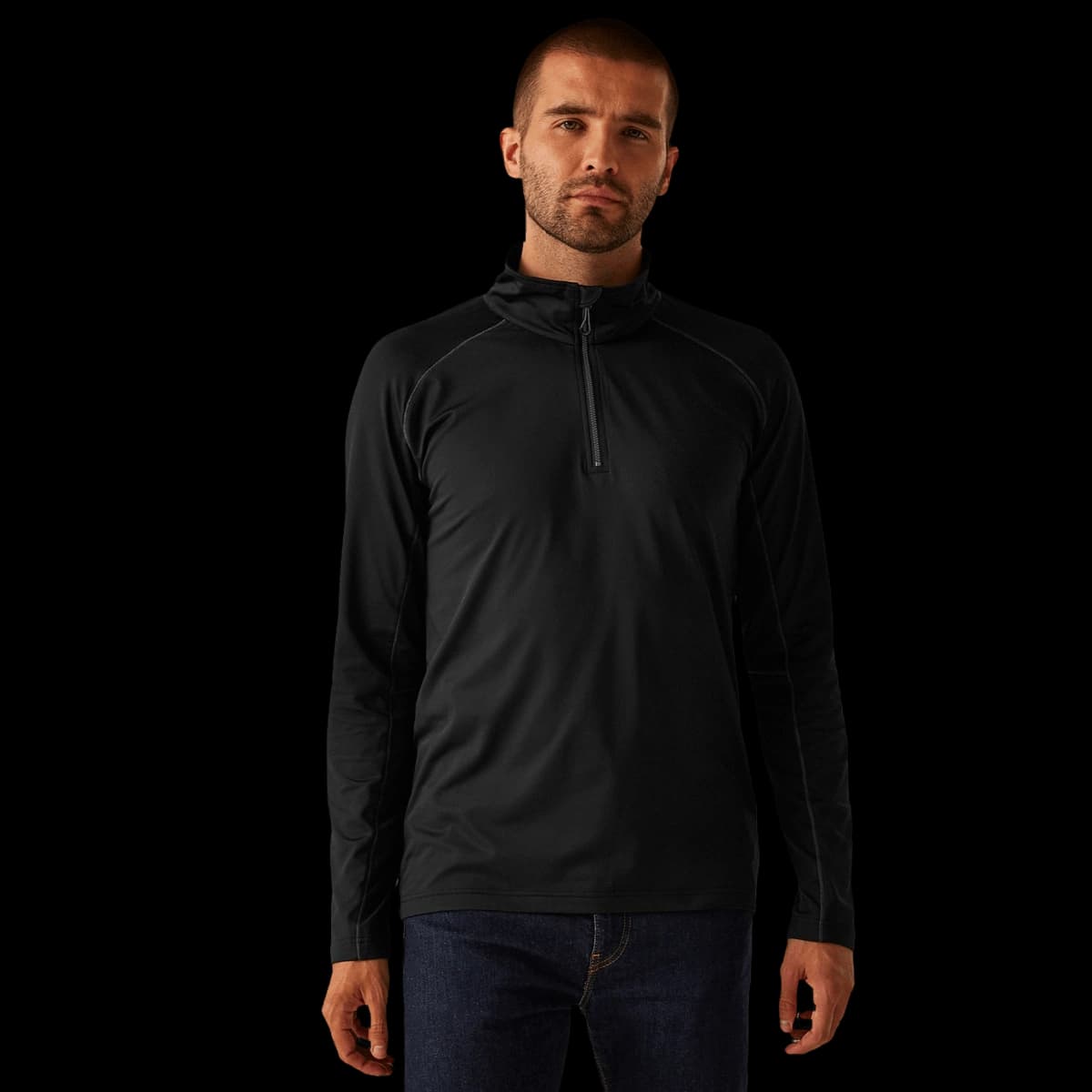 Core stretch half-zip mid-layer