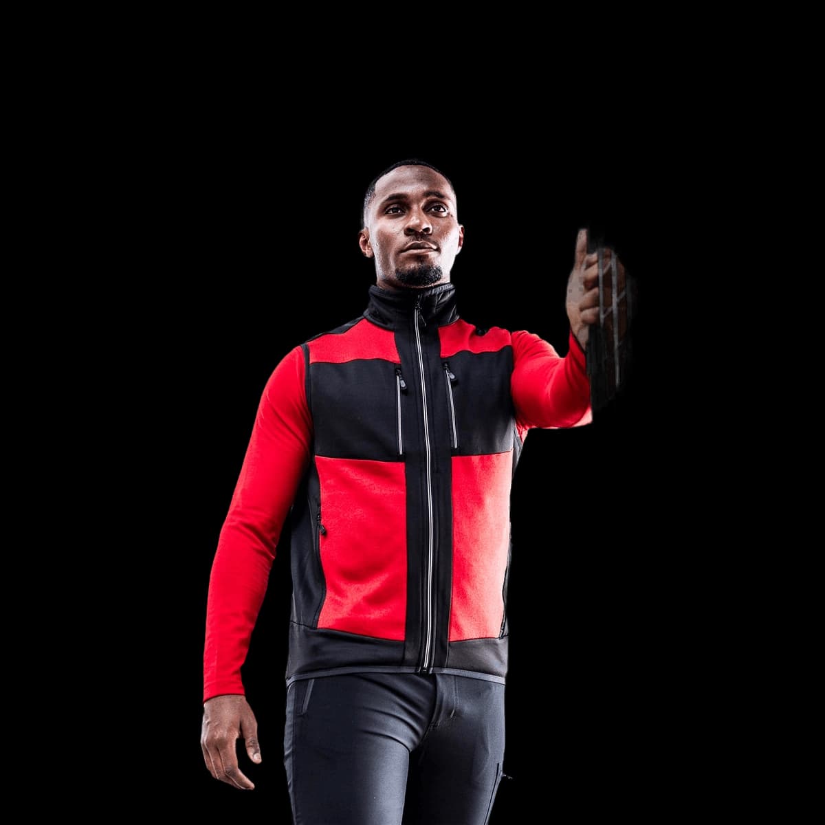 E-Volve unisex knit-effect stretch bodywarmer