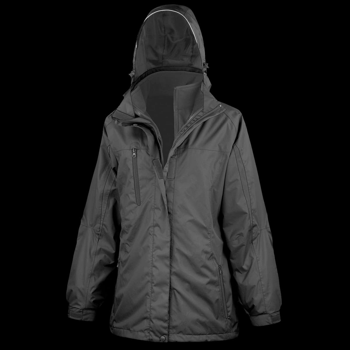 Women's 3-in-1 journey jacket with softshell inner