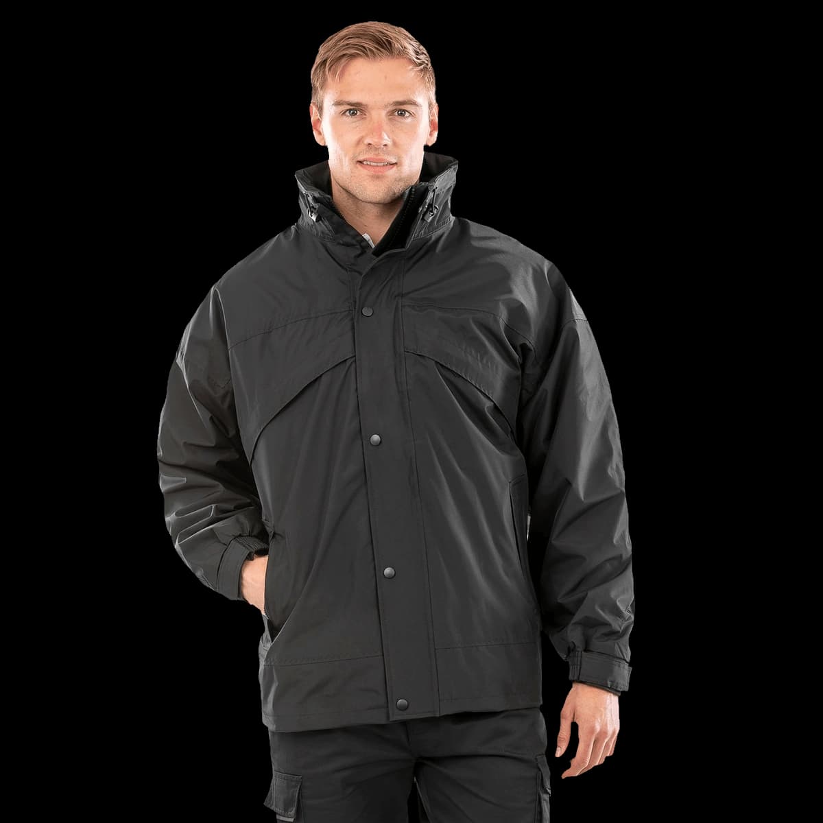 3-in-1 zip and clip jacket