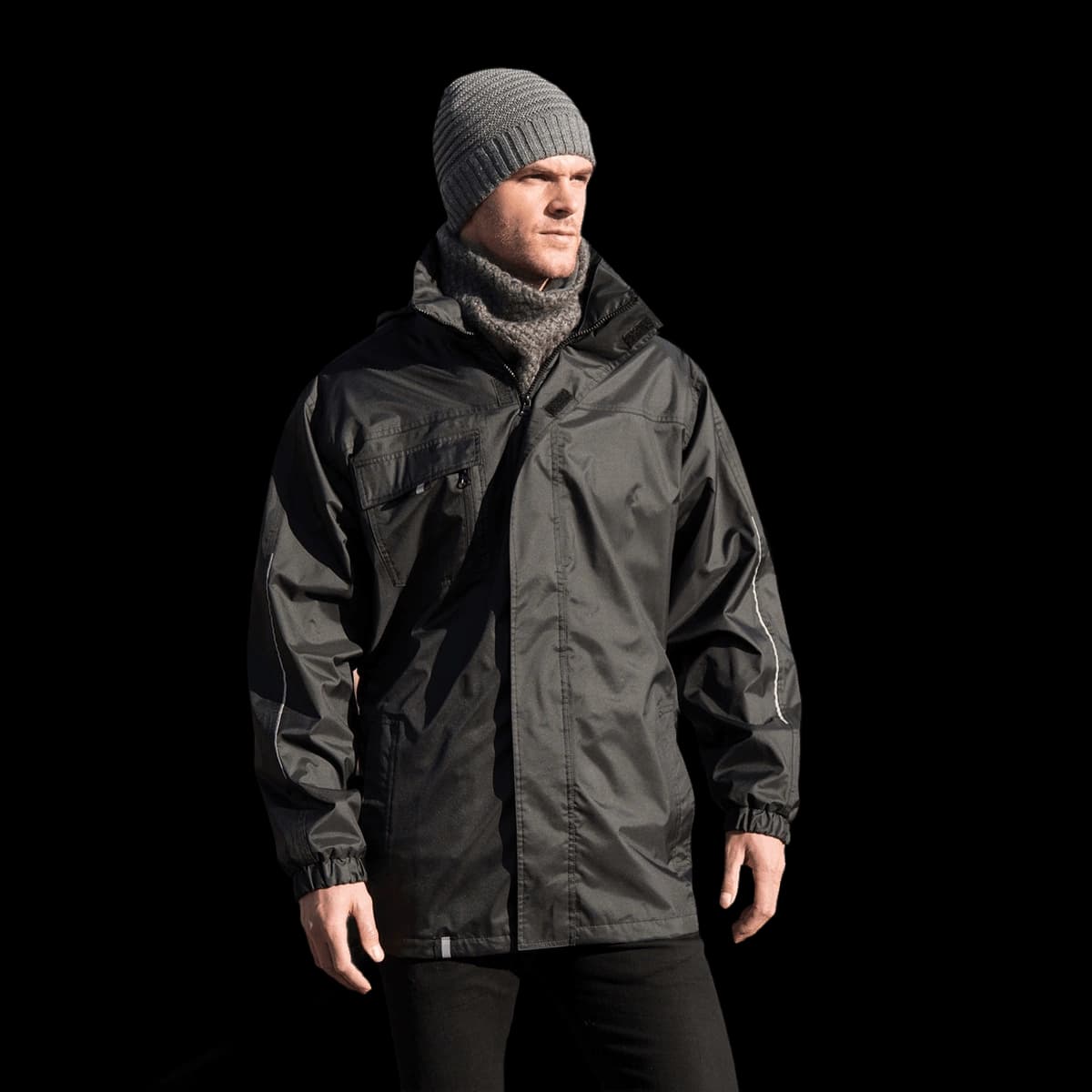 3-in1 CORE transit jacket with printable softshell inner