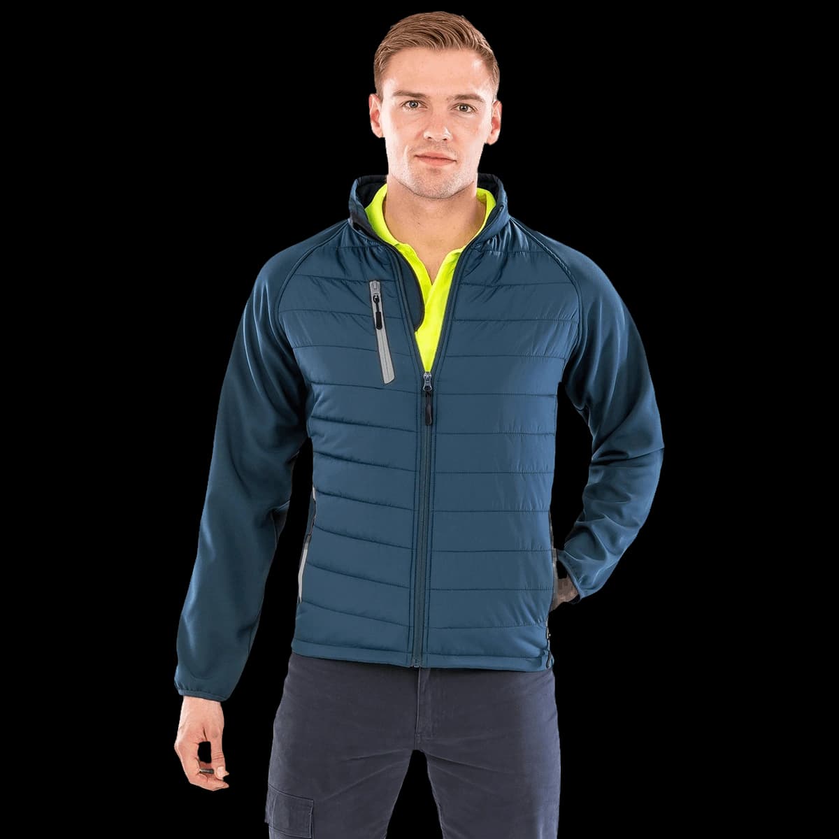 Compass padded softshell jacket