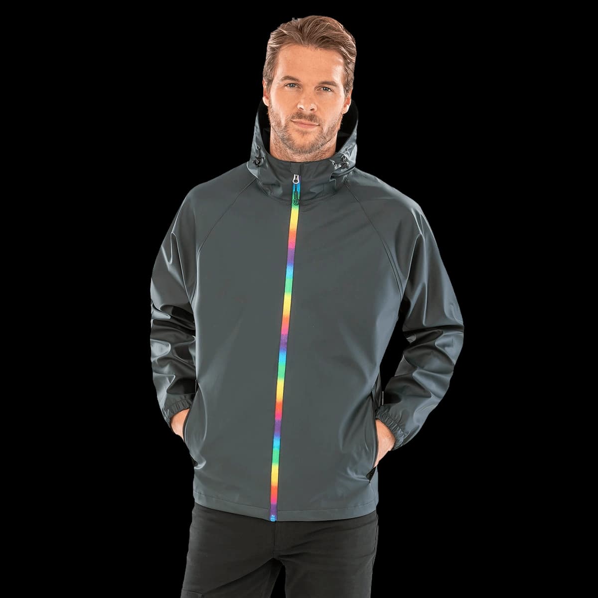 Prism PU waterproof jacket with recycled backing