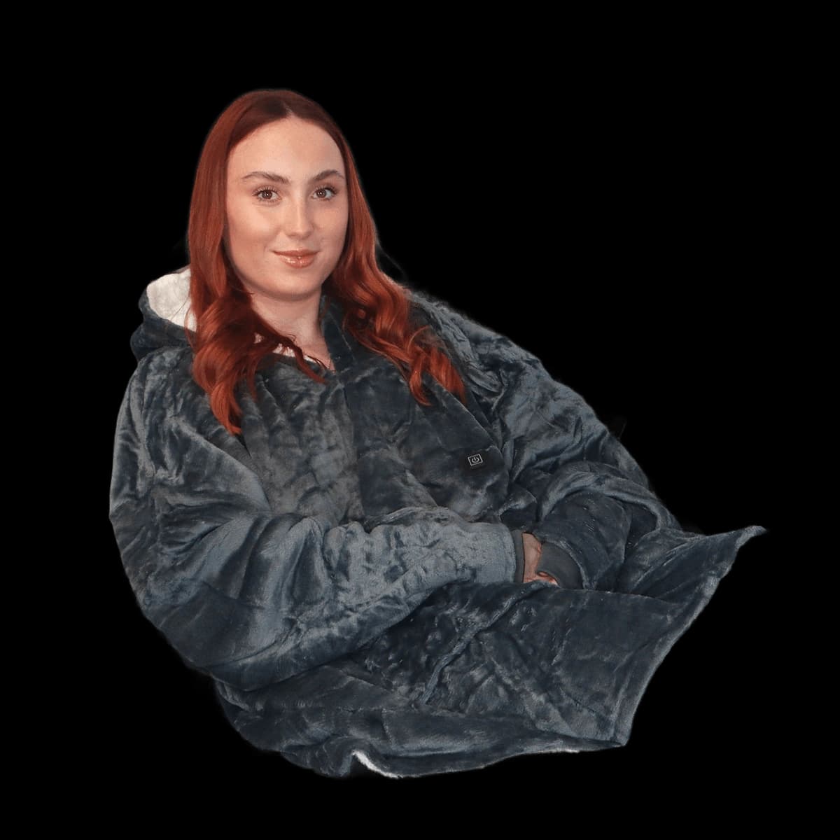 Heated Eskimo blanket hoodie