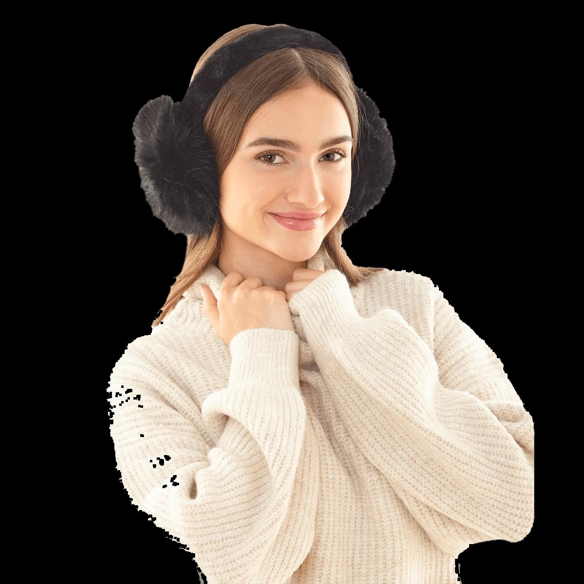 Luxury fur ear muffs