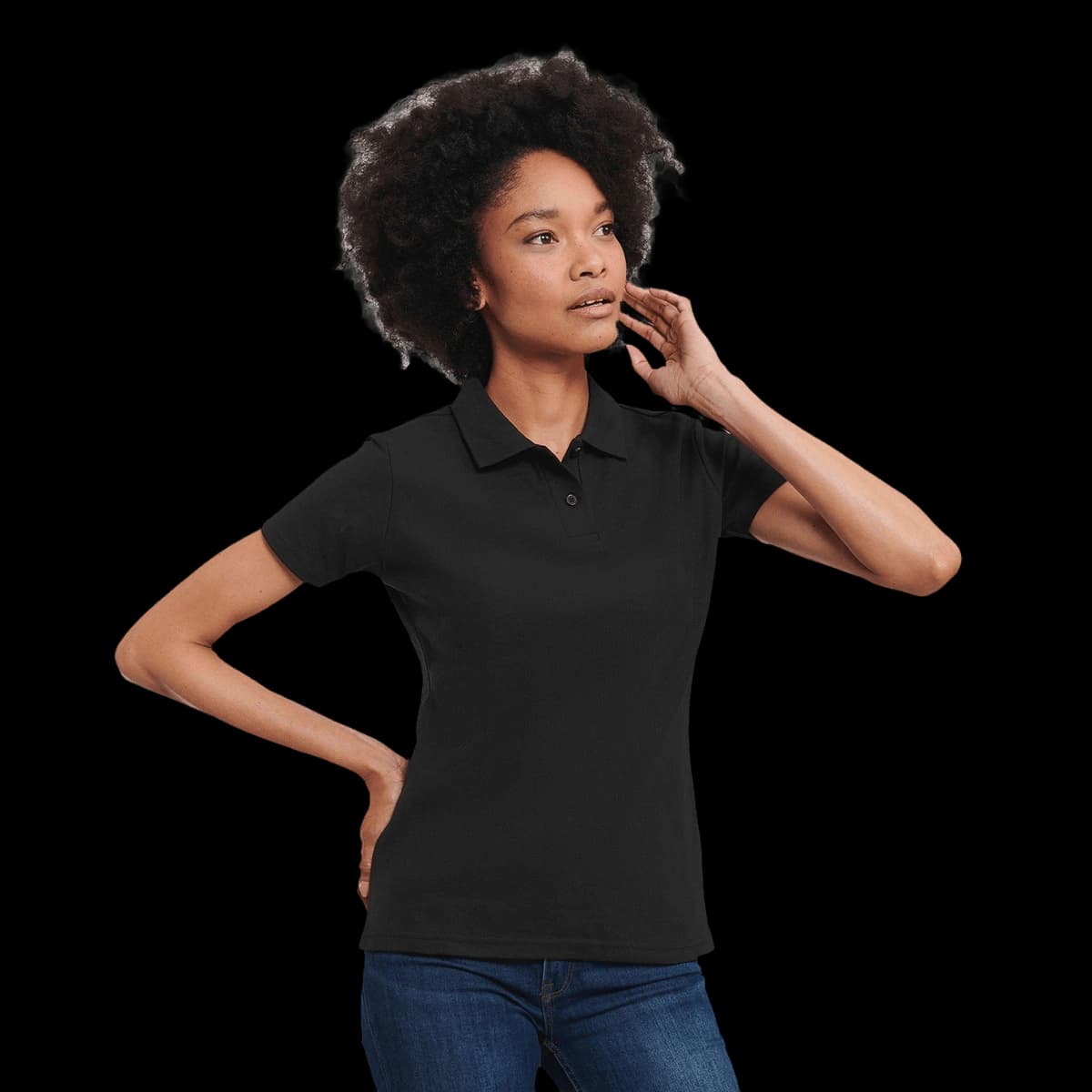 Women's classic polycotton polo