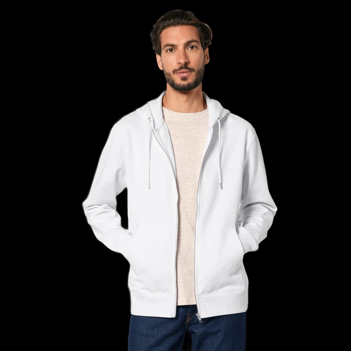Unisex Cultivator 2.0 iconic zip-thru hoodie sweatshirt (STSU179)