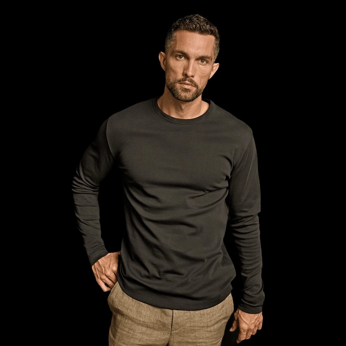 Long sleeve interlock tee (530)