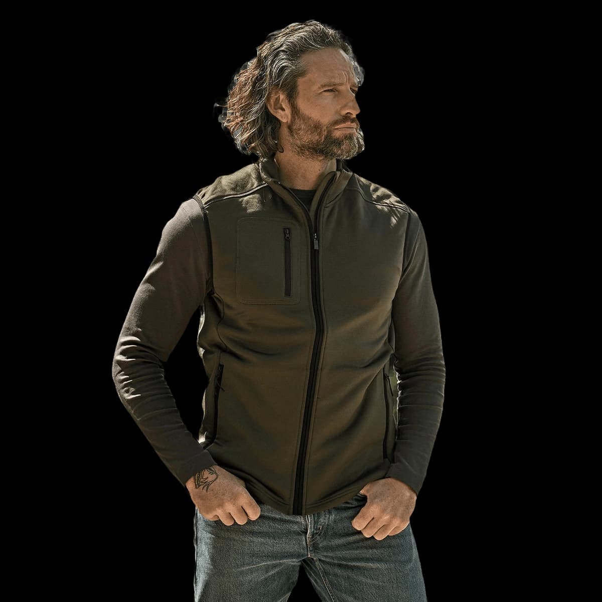 Stretch fleece bodywarmer (9104)