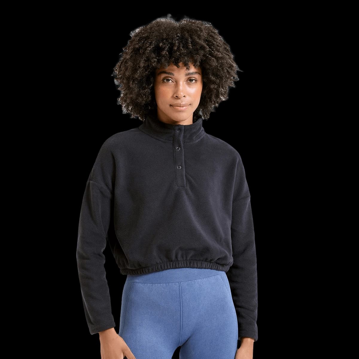 Women's TriDri® cropped fleece