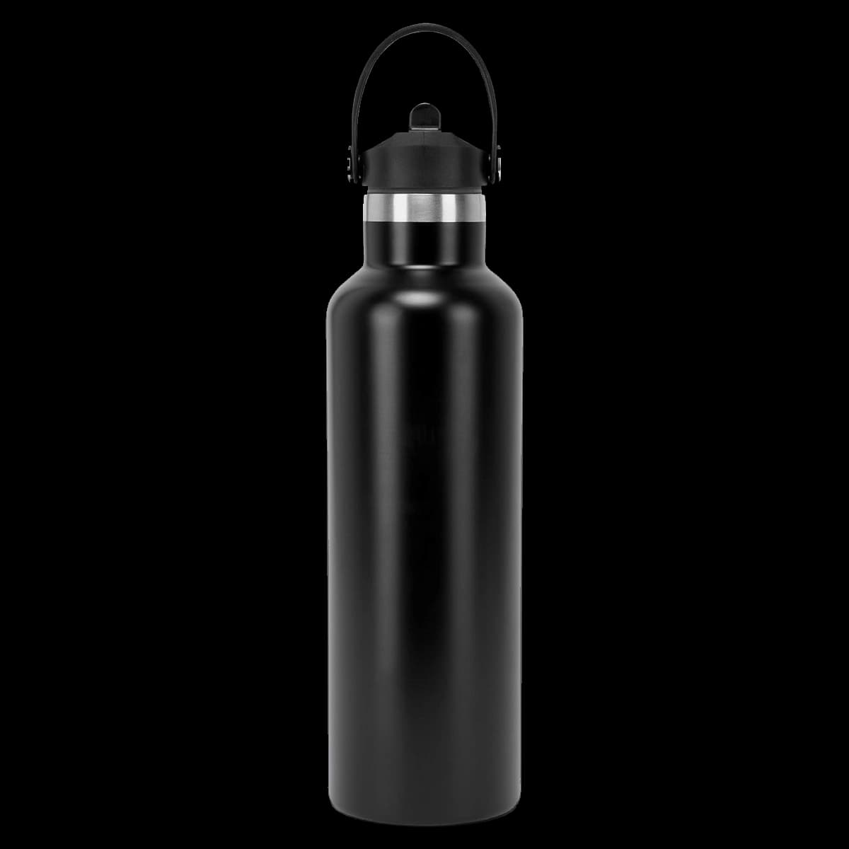 Tridri® vacuum sports water bottle with flip up straw