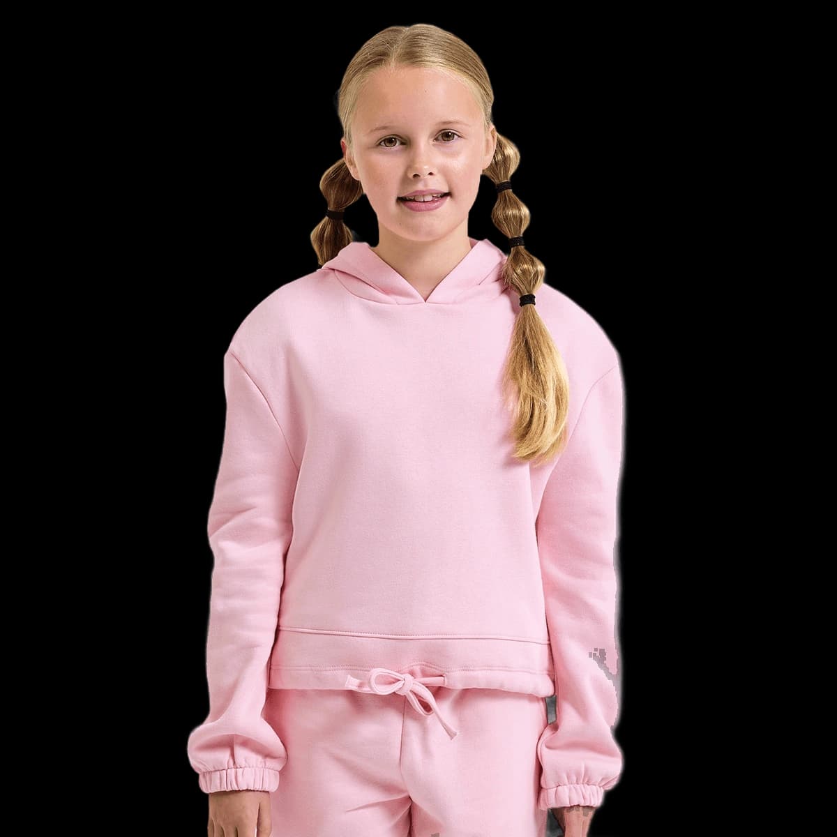 Kids TriDri® recycled cropped oversize hoodie