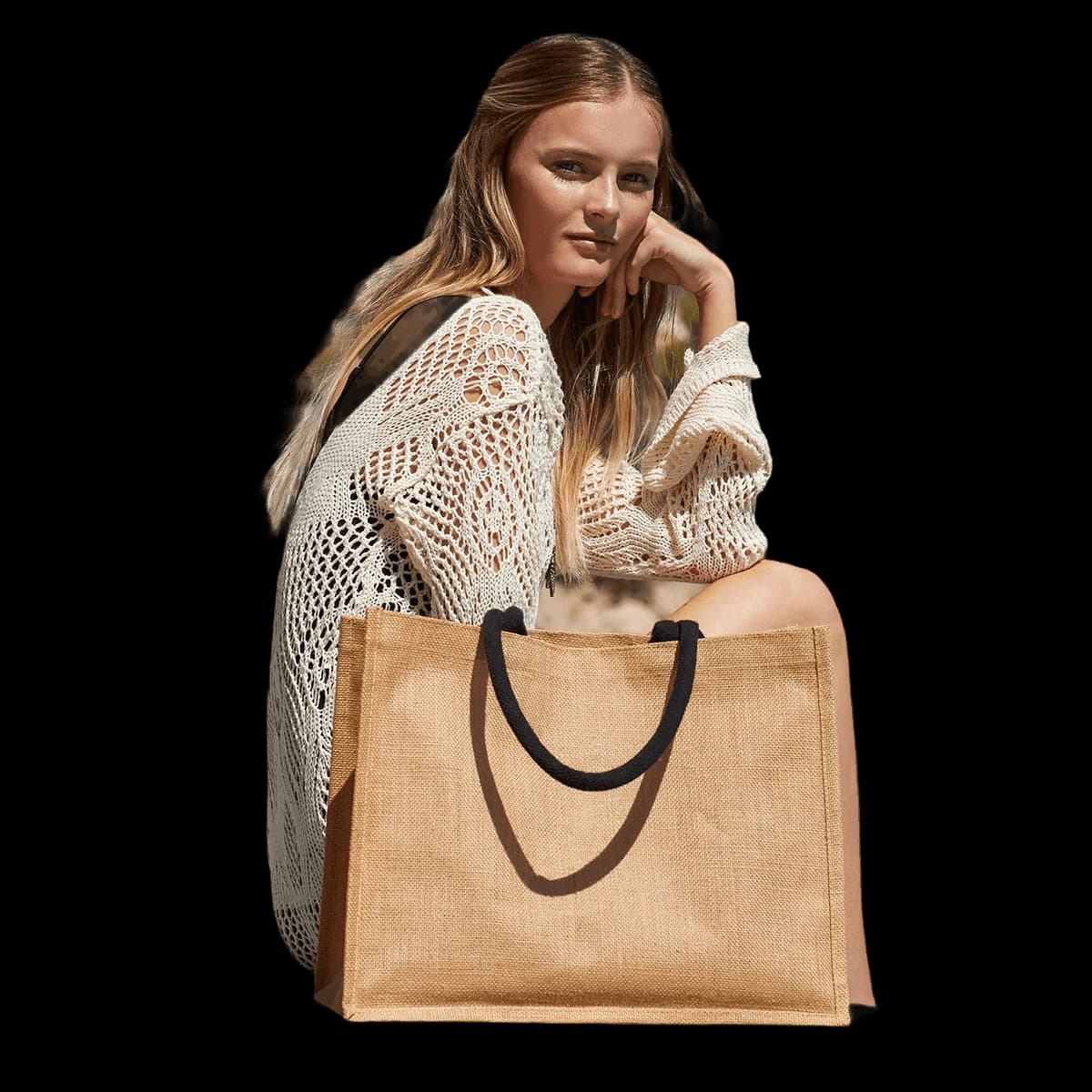 Jute classic shopper