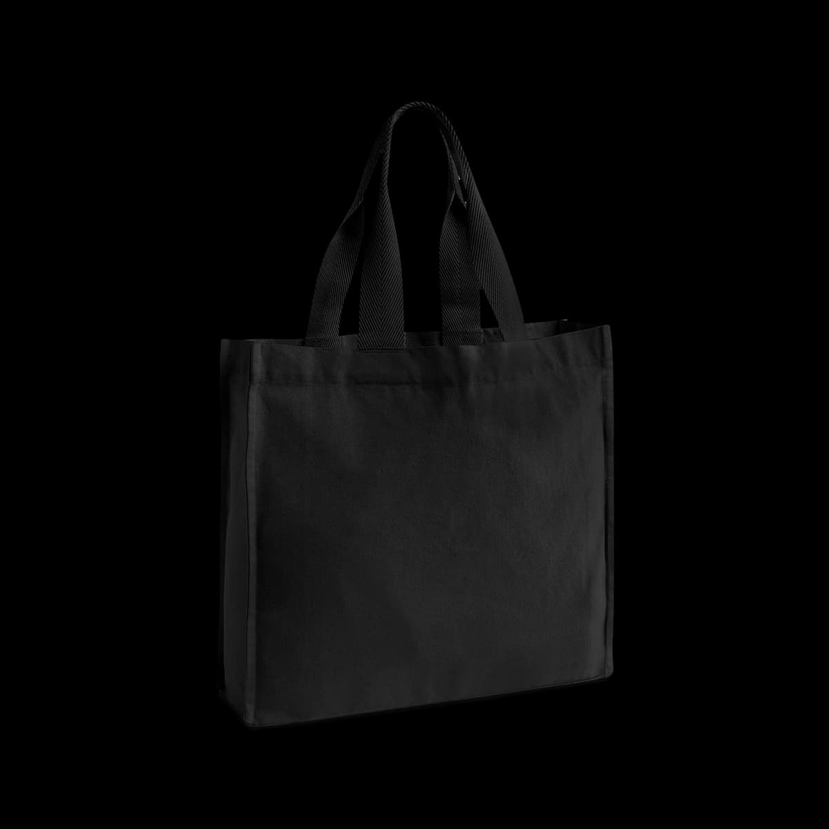 Chevron handle shopper