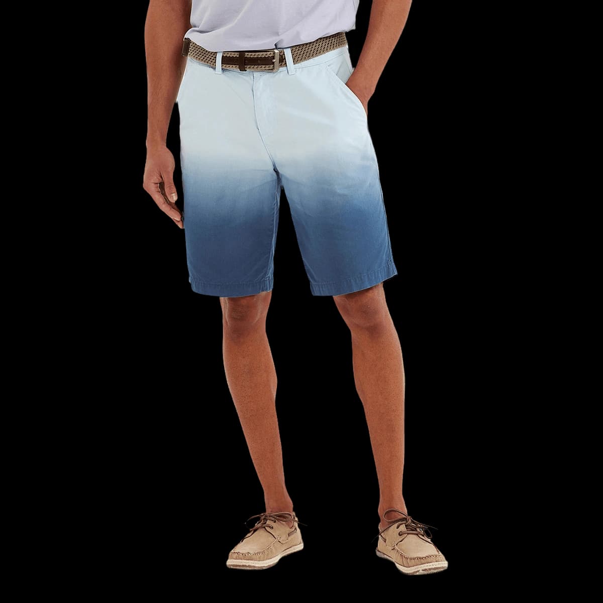 Men’s dip-dye shorts