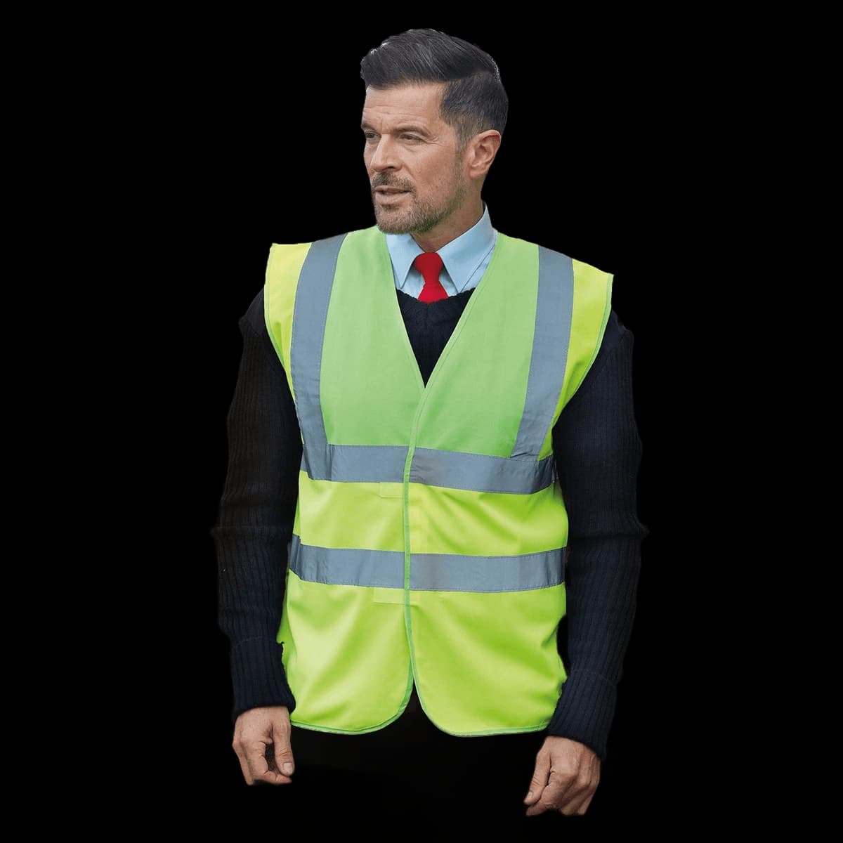 Hi-vis 2-band-and-braces waistcoat (HVW100)