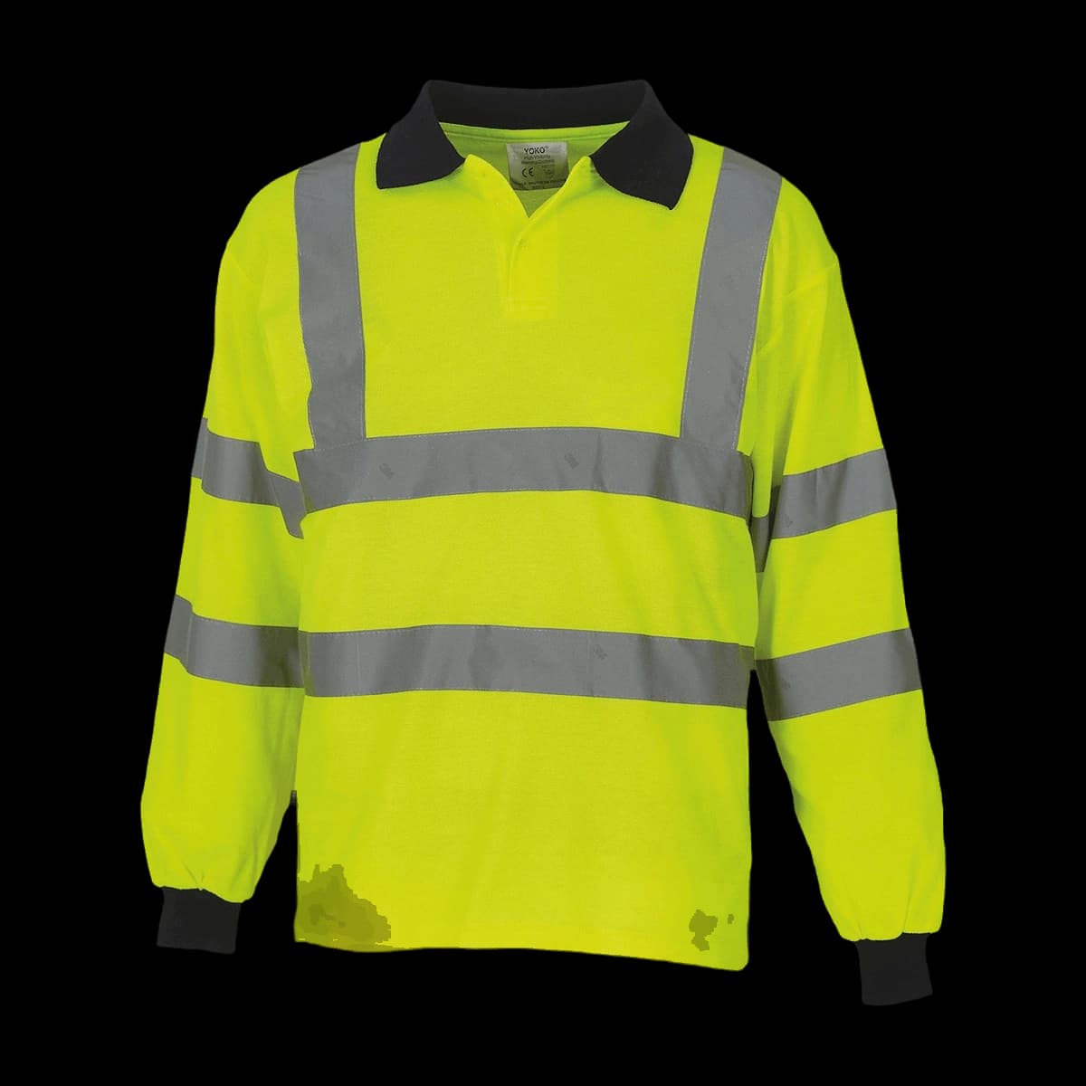 Hi-vis long sleeve polo (HVJ310)