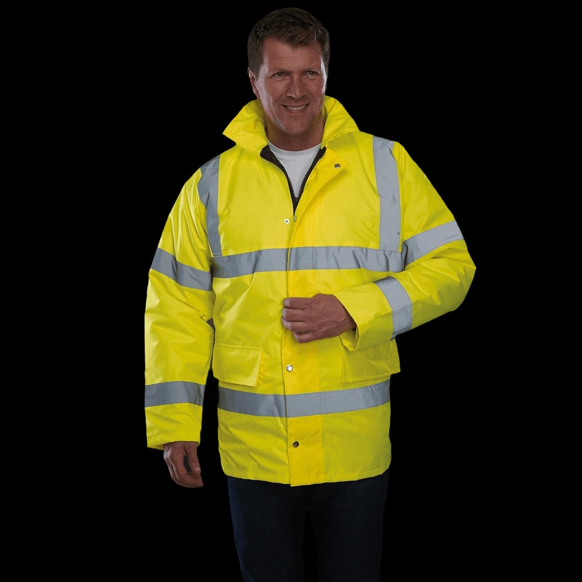 Hi-vis classic motorway jacket (HVP300)