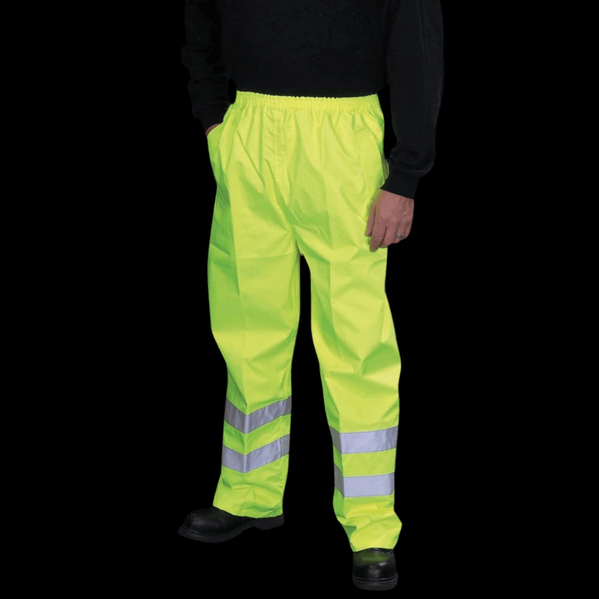 Hi-vis waterproof overtrousers (HVS461)